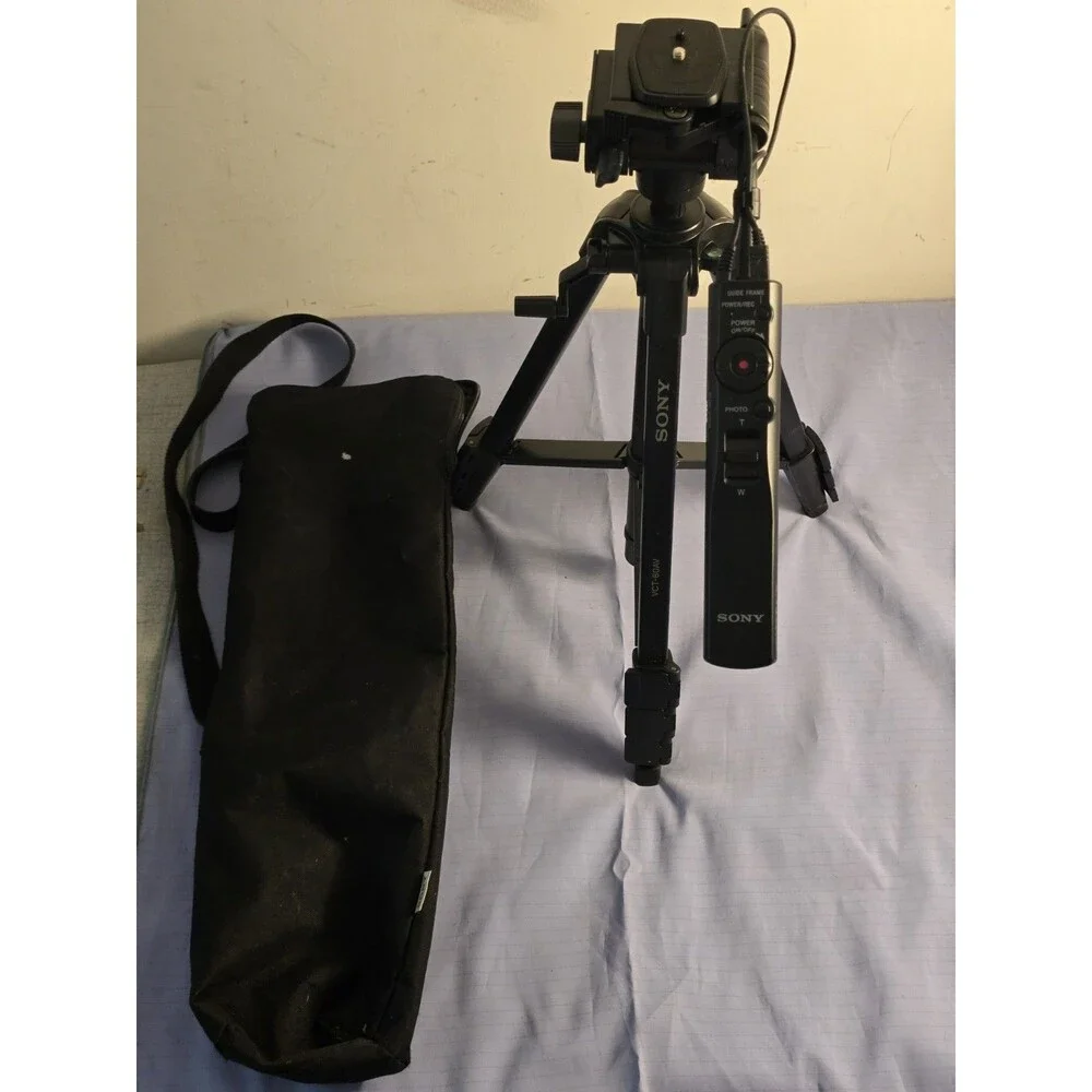 Sony VCT-60AV Remote Control Handycam Tripod for Sony Camcorders - Great...